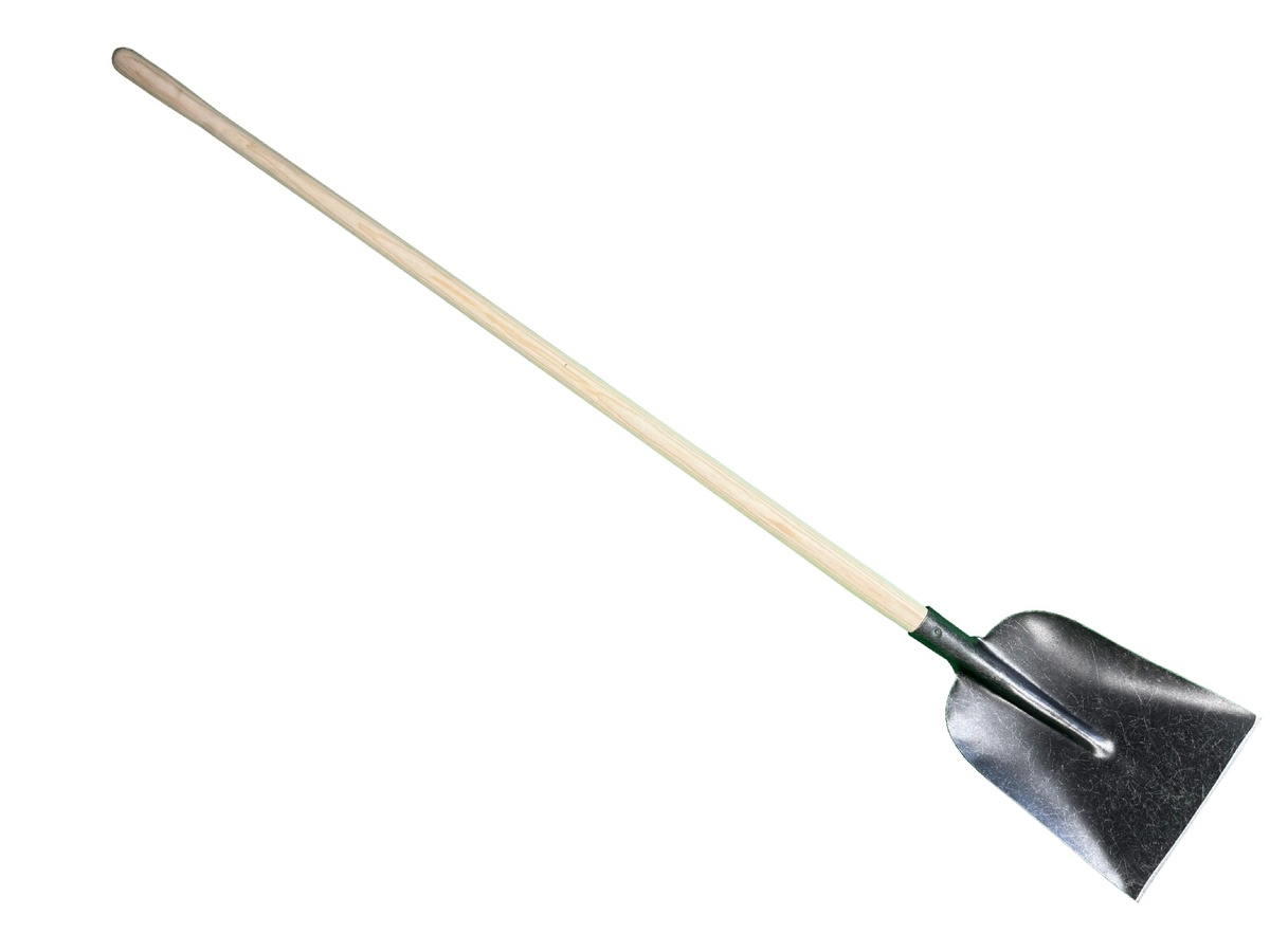 Dutch square mouth shovel XL,  with 130cm handle